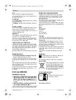 Предварительный просмотр 58 страницы Bosch PSR 1080 LI-2 Original Instructions Manual