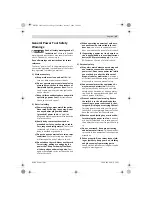 Предварительный просмотр 15 страницы Bosch PSR 14 Original Instructions Manual