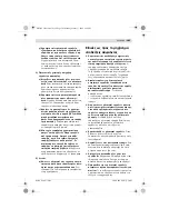 Предварительный просмотр 105 страницы Bosch PSR 14 Original Instructions Manual