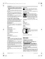 Предварительный просмотр 42 страницы Bosch PSR 144 LI-2 Original Instructions Manual