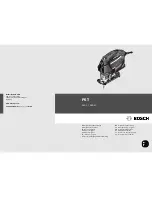 Предварительный просмотр 1 страницы Bosch PST 650 L Original Instructions Manual