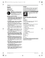 Preview for 6 page of Bosch PTA 1 Original Instructions Manual