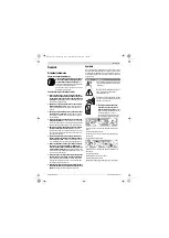 Preview for 9 page of Bosch PTA 2000 Original Instructions Manual
