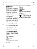 Предварительный просмотр 37 страницы Bosch PTD 1 Original Instructions Manual