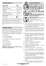 Preview for 4 page of Bosch PTL 1 Operating Instructions Manual