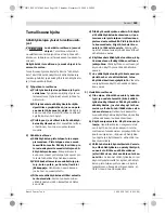 Preview for 189 page of Bosch PTS 10 Original Instructions Manual