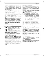 Preview for 11 page of Bosch purion 1 270 020 916 Operating Instructions Manual