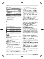 Preview for 14 page of Bosch Purion BUI215 Original Operating Instructions