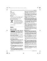 Предварительный просмотр 57 страницы Bosch PWS 1000-115 Original Instructions Manual