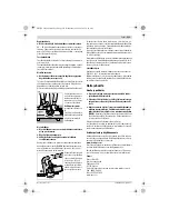 Предварительный просмотр 111 страницы Bosch PWS 1000-125 Original Instructions Manual