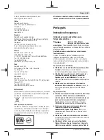 Preview for 47 page of Bosch PWS 7-115 Original Instructions Manual