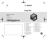 Bosch Quigo Plus Instructions Manual preview