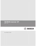 Preview for 1 page of Bosch radion rfrc-opt Reference Manual