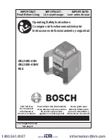 Bosch RC/4 Series Operating Instructions Manual preview