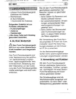 Preview for 2 page of Bosch RC 4001 (German) Montage Und Bedienungsanleitung Manual
