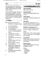 Preview for 3 page of Bosch RC 4001 (German) Montage Und Bedienungsanleitung Manual