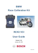 Preview for 1 page of Bosch RCK3 VCI User Manual