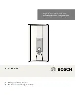 Bosch RDE 1821415 Installation And Operating Instructions Manual preview