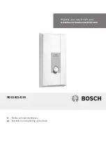 Bosch RDE182141M Installation And Operating Instructions Manual preview