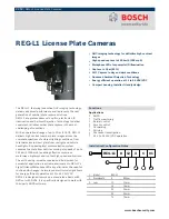 Предварительный просмотр 1 страницы Bosch REG-L1-816XE-01 Specifications