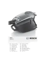 Bosch relaxx bgs5.. Operating Instructions Manual preview