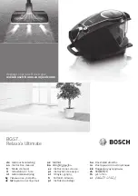 Bosch Relaxx'x Ultimate BGS7 Series Instruction Manual preview