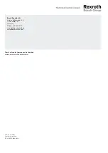 Preview for 60 page of Bosch Rexroth 31 Series Instruction Manual