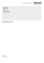 Preview for 56 page of Bosch Rexroth 70 Series Instruction Manual