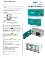 Preview for 1 page of Bosch Rexroth ACU Series Instructions & Installation