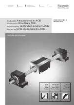 Preview for 1 page of Bosch Rexroth AOK Instructions Manual