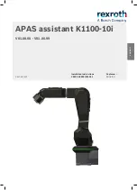 Bosch Rexroth APAS assistant K1100-10i Installation Instructions Manual preview