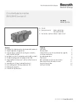 Bosch Rexroth BVD 52 Series Quick Start Manual preview