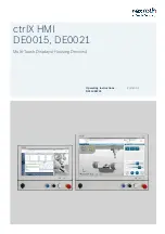 Preview for 1 page of Bosch Rexroth ctrlX HMI DE0015 Operating Instructions Manual