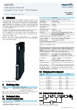 Bosch Rexroth ctrlX I/O XI332204 Manual preview