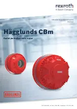 Bosch Rexroth Hagglunds CBm Installation & Maintenance Manual предпросмотр