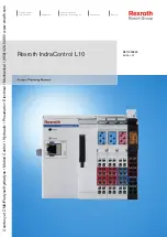 Preview for 1 page of Bosch Rexroth IndraControl L10 Project Planning Manual