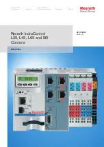 Preview for 1 page of Bosch Rexroth IndraControl L25 Instruction Manual