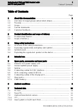 Preview for 3 page of Bosch rexroth IndraControl PR4100 Manual