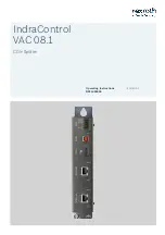 Preview for 1 page of Bosch rexroth IndraControl VAC 08.1 Operating Instructions Manual