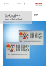 Bosch REXROTH IndraControl VAM 12.1 Project Planning Manual предпросмотр