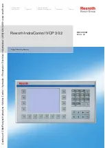 Preview for 1 page of Bosch Rexroth IndraControl VCP 20.2 Project Planning Manual