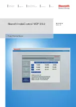 Preview for 1 page of Bosch Rexroth IndraControl VCP 35.2 Project Planning Manual