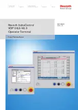 Bosch Rexroth IndraControl VDP 08.3 Manual preview