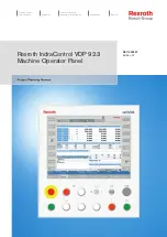 Bosch Rexroth IndraControl VDP 92.3 Project Planning Manual preview