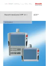 Bosch Rexroth IndraControl VPP 21.1 BP Project Planning Manual preview