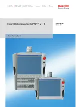 Preview for 1 page of Bosch Rexroth IndraControl VPP 21.1 BP Project Planning Manual