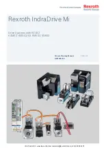 Bosch Rexroth IndraDrive Mi Project Planning Manual preview