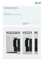 Preview for 1 page of Bosch Rexroth IndraDrive X Operating Instructions Manual