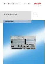 Preview for 1 page of Bosch Rexroth IPC 40.2 Project Planning Manual