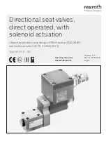 Bosch Rexroth M SE 6 XD Series Operating Instructions Manual preview